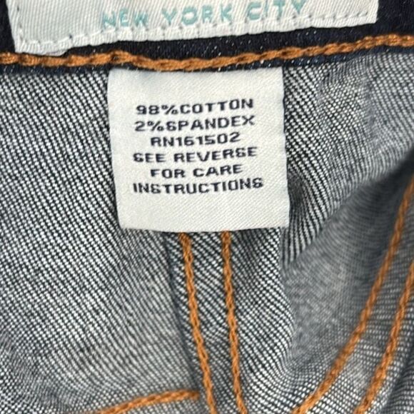 Guideboat Denim Co. Dark Wash Denim Wide Leg Jeans Size 8 - Picture 10 of 11